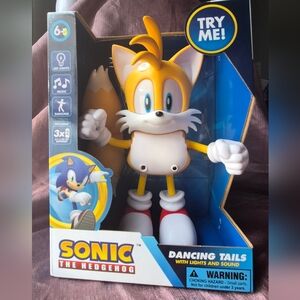 Sonic the Hedgehog "Dancing Tails" 10" Interactive Figure - Lights & Sound - NEW
